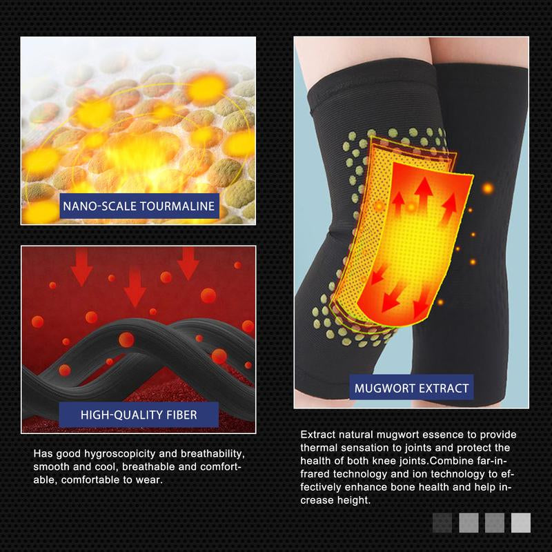 Acupressure Self-Heating Wormwood Self-Heating Knee Pads ,Knee Sleeves for Women & Men Knee Pain, Knee Sleeve the Best Gift for Mom and Dad