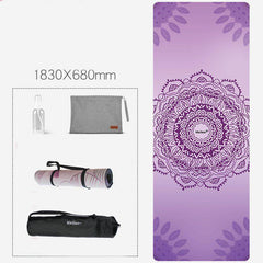 Rubber yoga mat