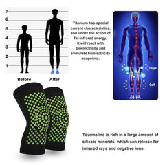 Acupressure Self-Heating Wormwood Self-Heating Knee Pads ,Knee Sleeves for Women & Men Knee Pain, Knee Sleeve the Best Gift for Mom and Dad