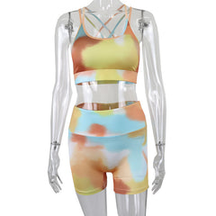 Short Vest Sports Hip-lifting Yoga Outfit